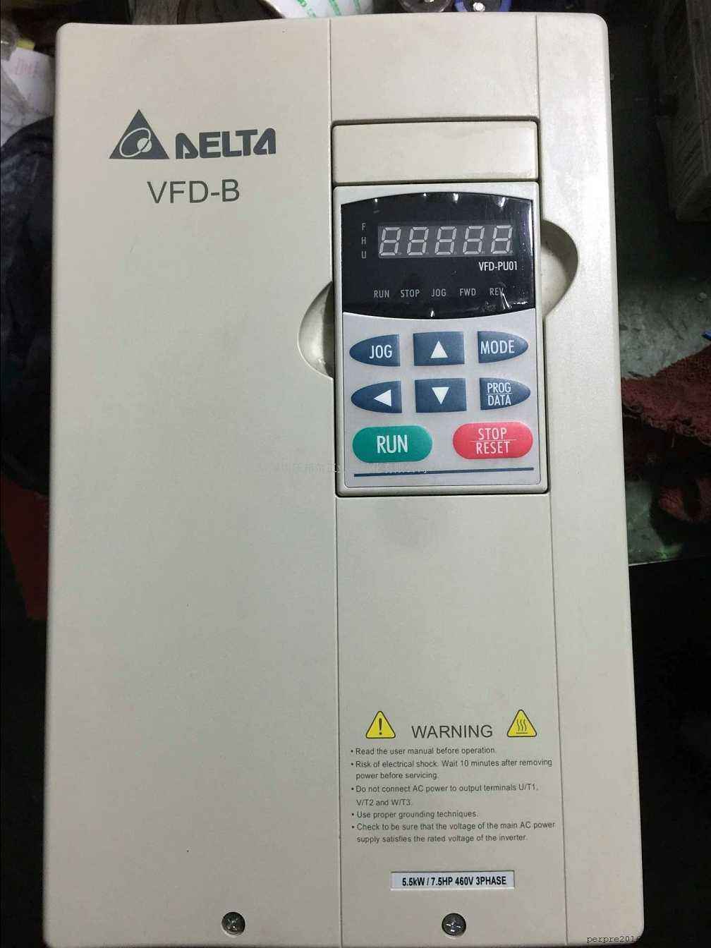 臺(tái)達(dá)變頻器VFD055M43B-A故障