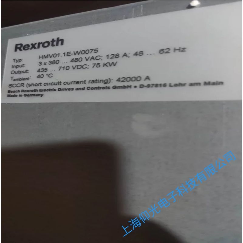 REXROTH力士樂伺服驅(qū)動器報F4009代碼維修電話多少