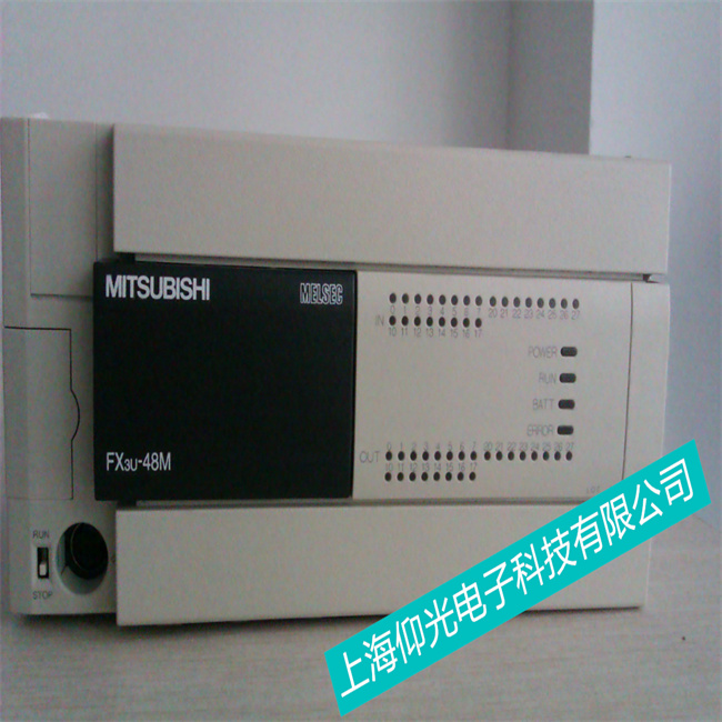 重慶三菱PLC可編程控制器FX3U打開后電源指示燈總是閃爍是什么原因