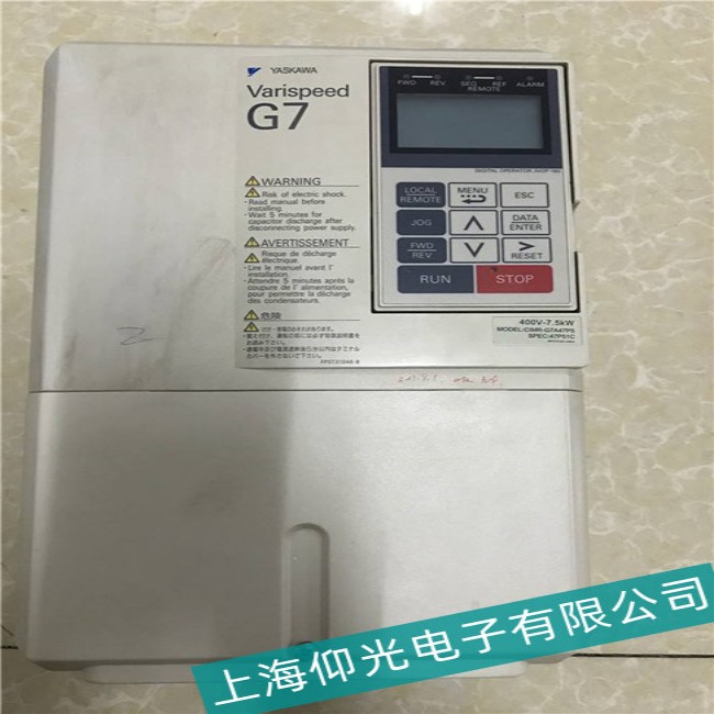 柳州YASKAWA安川G5系列變頻器開關(guān)電源損壞故障維修