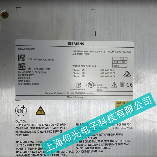 風(fēng)力發(fā)電Siemens//西門子工控機(jī)IPC427D開機(jī)無反應(yīng)維修//維修不同型號